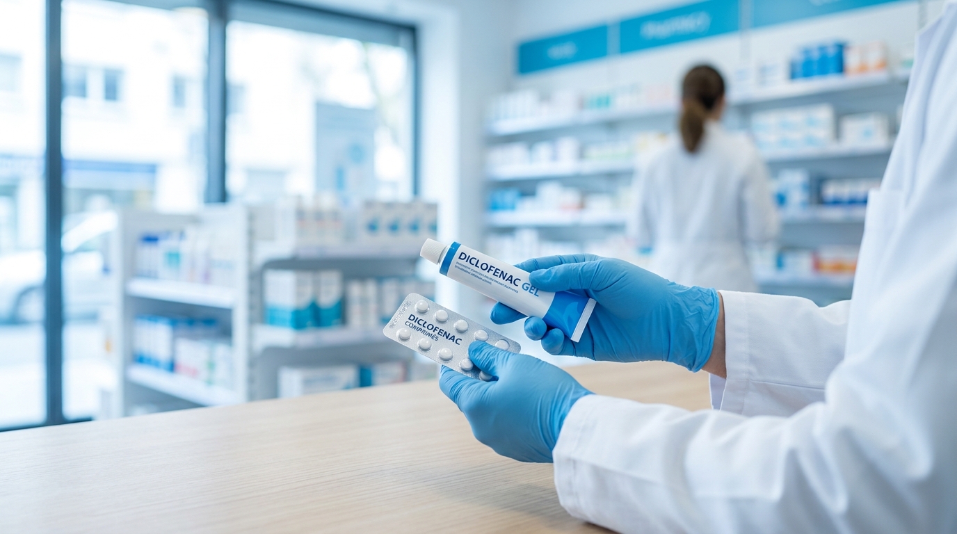Diclofénac en ligne : Gel topique ou comprimé oral ?