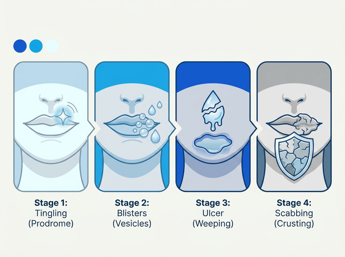 Infographie : Traitement Herpès Labial : 5 Solutions Efficaces Comparées
