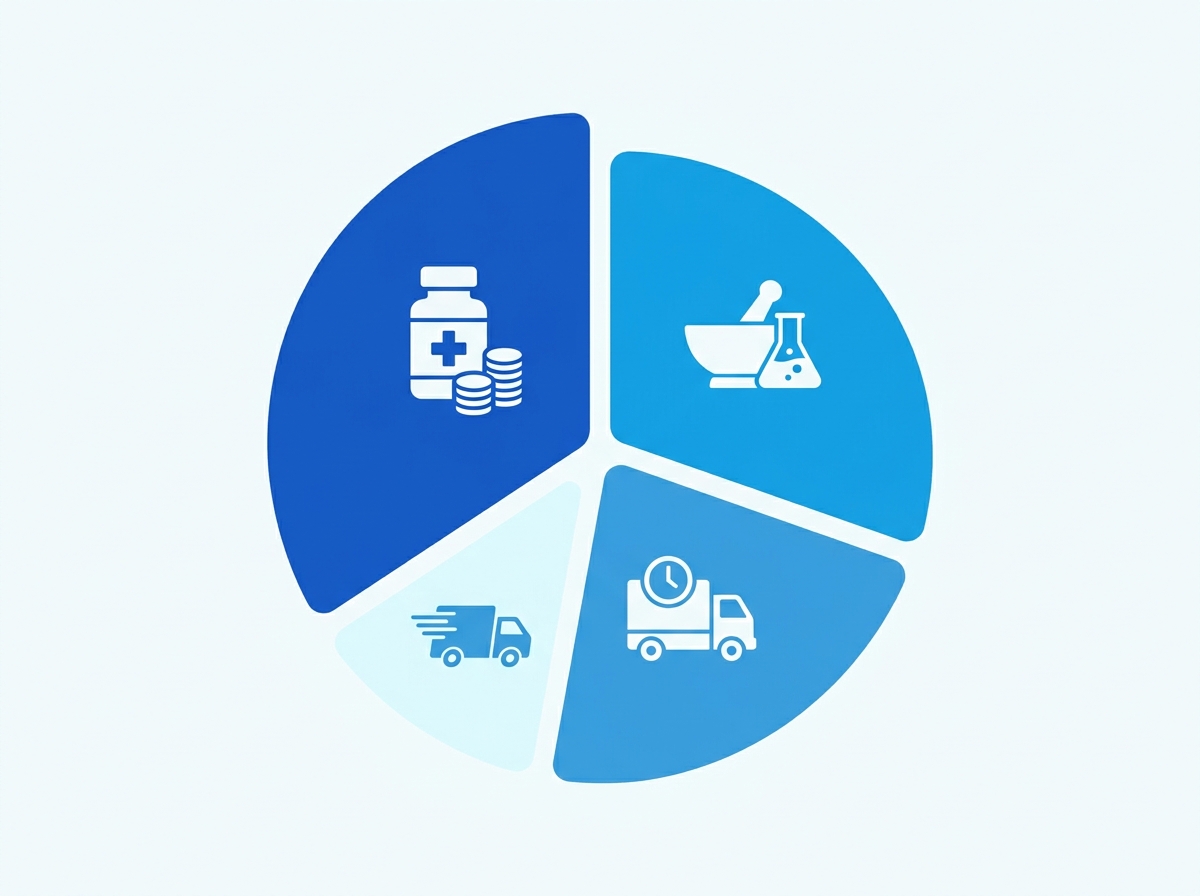 Infographie : Livraison express de médicament : quels sont les coûts réels ?