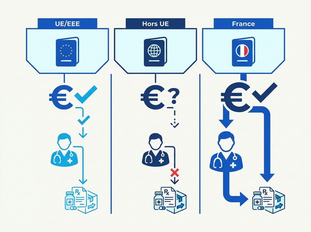Infographie : Téléconsultation depuis l'étranger : Guide complet 2026