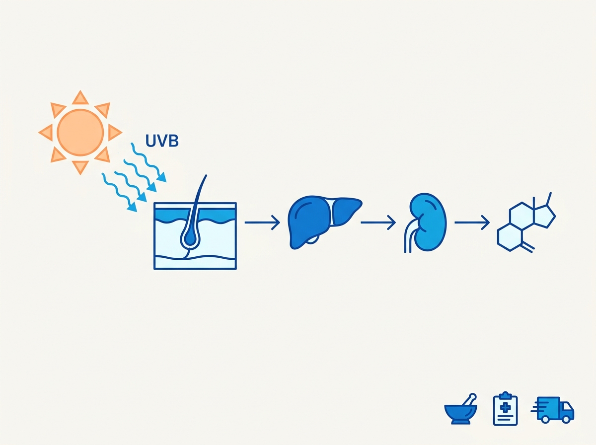 Infographie : Vitamine D Posologie : Quel dosage pour l'adulte en hiver ?
